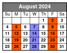 Decades Pierce Arrow August Schedule