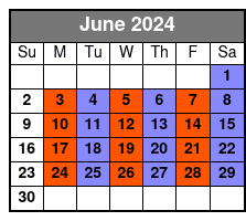 SIX June Schedule