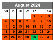 Vigilante Extreme Ziprider August Schedule