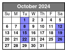 ReVibe Show October Schedule
