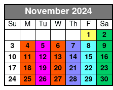 Powhatan Segway Tour November Schedule
