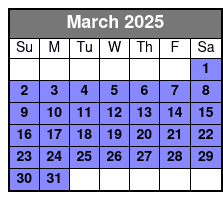 Kennedy Space Center Admission Ticket March Schedule