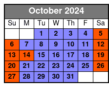 Sl + Mt + The Orlando Eye October Schedule