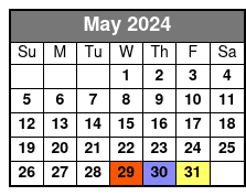 Crisis at 1600 May Schedule