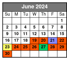 Kayaking June Schedule