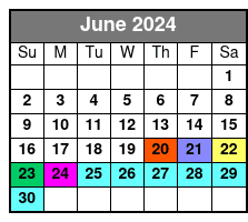 Clear Kayak Tours June Schedule