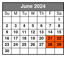 Sanford Ghost Tour June Schedule