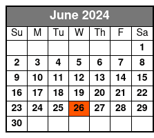 Hampton Inn Orlando (Q1B-A) June Schedule