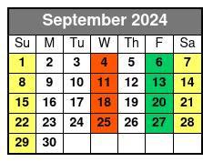 1 Pm September Schedule