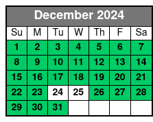 Small Airboat December Schedule