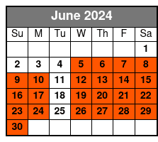 Whitney Plantation Tour June Schedule