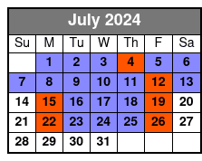 Highlights of Garden District July Schedule