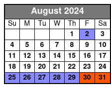 Highlights of Garden District August Schedule