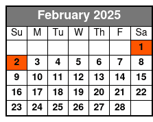 8:30am February Schedule