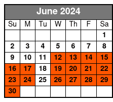 Start Times June Schedule