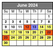 P/up732nrampart-1hr Bef. Tour June Schedule