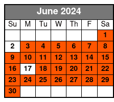 Citywide Tour June Schedule