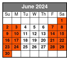 Larger Groups June Schedule