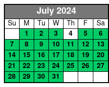New Orleans Garden District Tour July Schedule