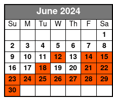 The Dim Corner Tour June Schedule