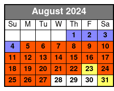 11:00 Am August Schedule