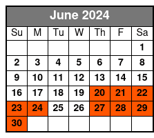 Cemetery Garden District 10am June Schedule