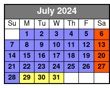 Boat Ride - No Pick Up July Schedule