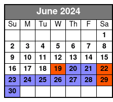 Boat Ride with Pick-Up June Schedule