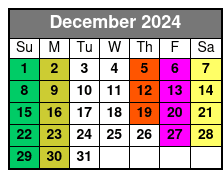 Jamnola New Orleans December Schedule