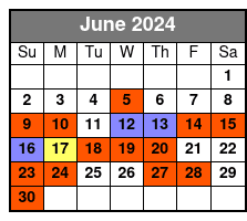 Bay Fishing June Schedule
