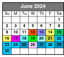 Departure June Schedule