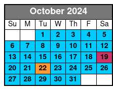 Departure October Schedule