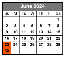 1790 Inn (Sundays Only) June Schedule
