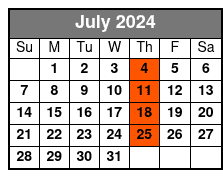 Fall Winter 2019 July Schedule