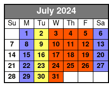 Scooters & Trike Rentals July Schedule
