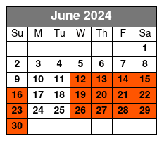 Graveyard Only (7pm Option) June Schedule