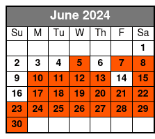 September 2023 June Schedule