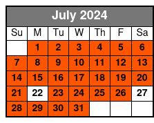 8:30am Departure July Schedule