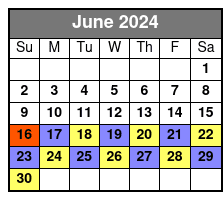 Shell Island Snorkel Cruise June Schedule