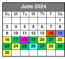 Snorkel Cruise on Island Time June Schedule