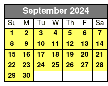 General September Schedule