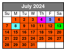 20 Minute Zephyr Cove Tour July Schedule