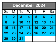 Private Boat Charter Emerald Bay December Schedule