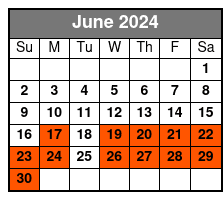 Hilton Head Island Sunset Dolphin Tour June Schedule