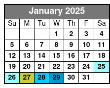 Hilton Head Pontoon Boat Rental January Schedule