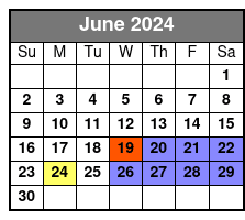 Shrimp Trawl June Schedule