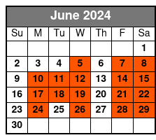 Walking Tour in Beaufort June Schedule