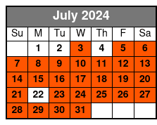 Full Day Combo with Transport July Schedule