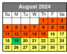 Fort Lauderdale Kayak Sightseeing Tours & Rentals August Schedule