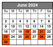 Economy Class June Schedule